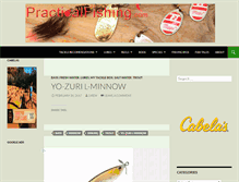 Tablet Screenshot of practicalfishing.com